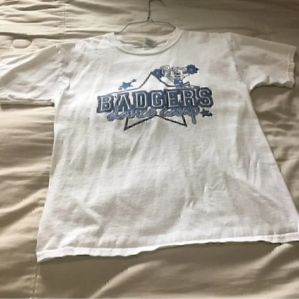 Bennington Badgers dance camp T-shirt girls size large